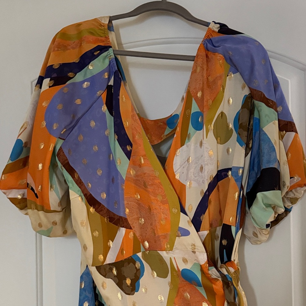 Never Fully Dressed Multicolor Midi Dress